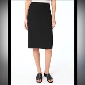 Jones New York Vintage Women’s Size 4 Black Midi Pencil Skirt 100% Pure Wool
